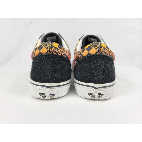 Vans Old Skool Off The Wall Shoes Sneakers Size Mens 8 Womens 9.5 Black 721356 - Picture 2 of 12